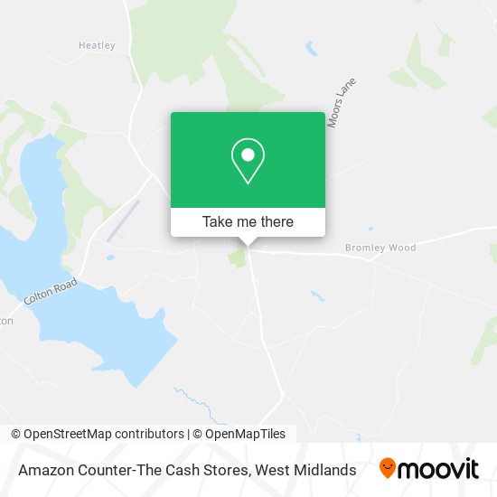 Amazon Counter-The Cash Stores map