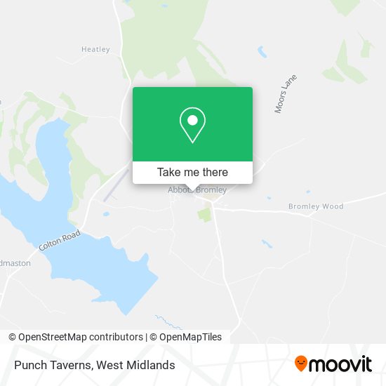 Punch Taverns map