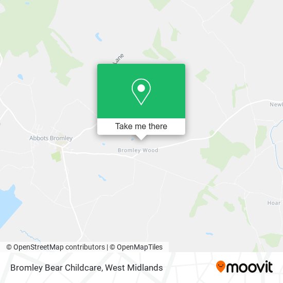 Bromley Bear Childcare map