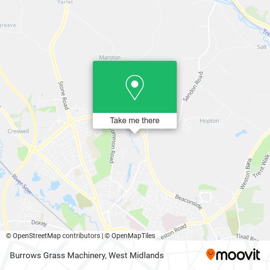 Burrows Grass Machinery map