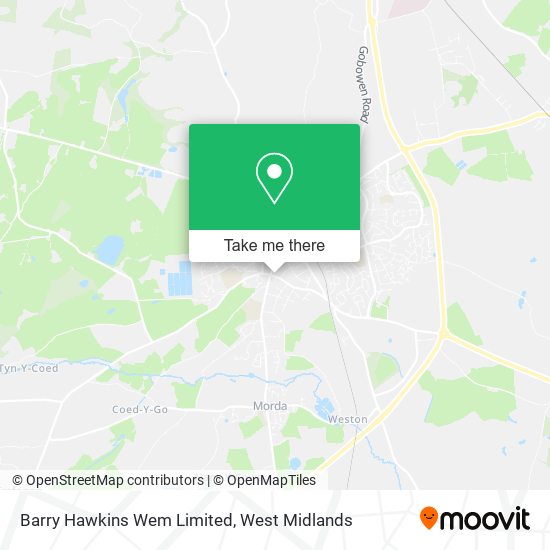 Barry Hawkins Wem Limited map