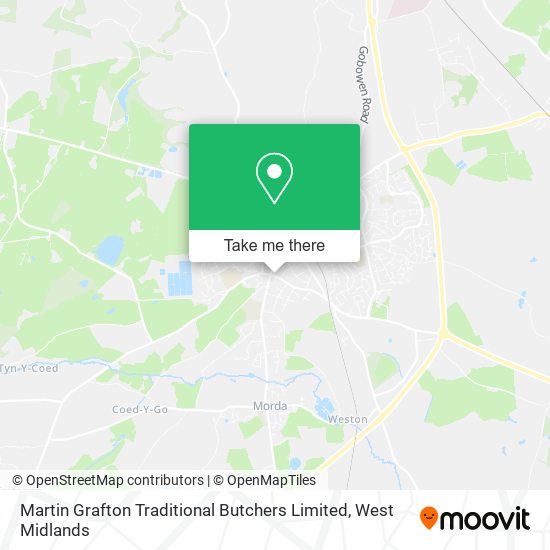 Martin Grafton Traditional Butchers Limited map