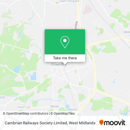 Cambrian Railways Society Limited map