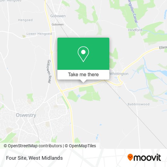 Four Site map