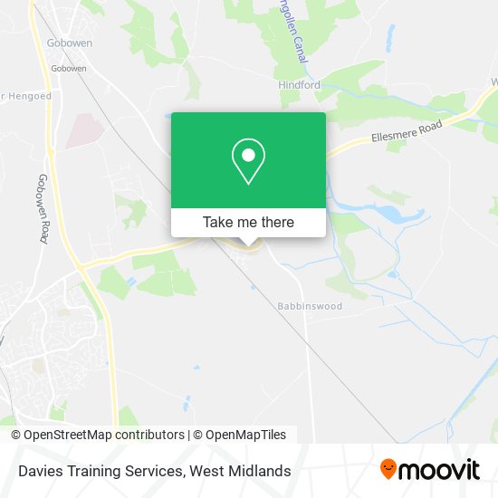 Davies Training Services map
