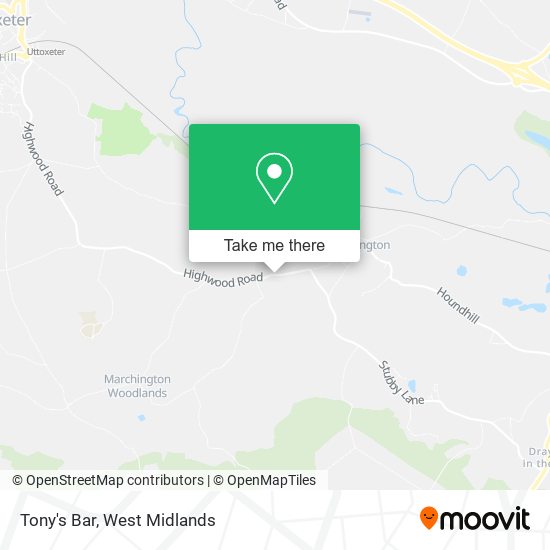 Tony's Bar map