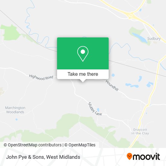 John Pye & Sons map