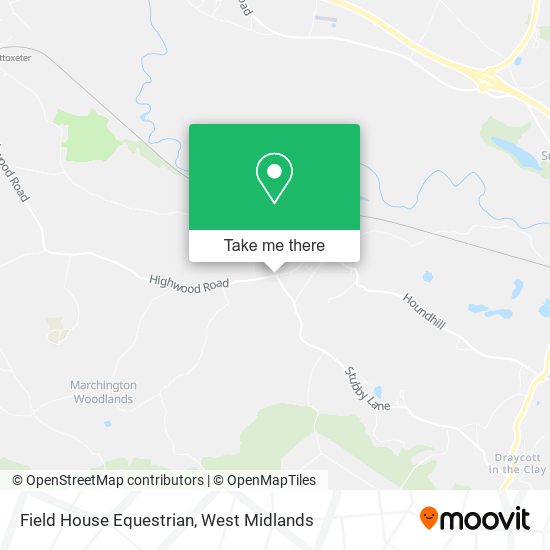 Field House Equestrian map
