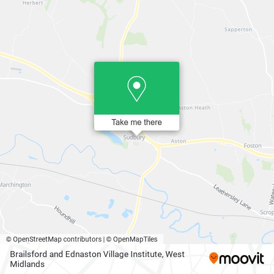 Brailsford and Ednaston Village Institute map