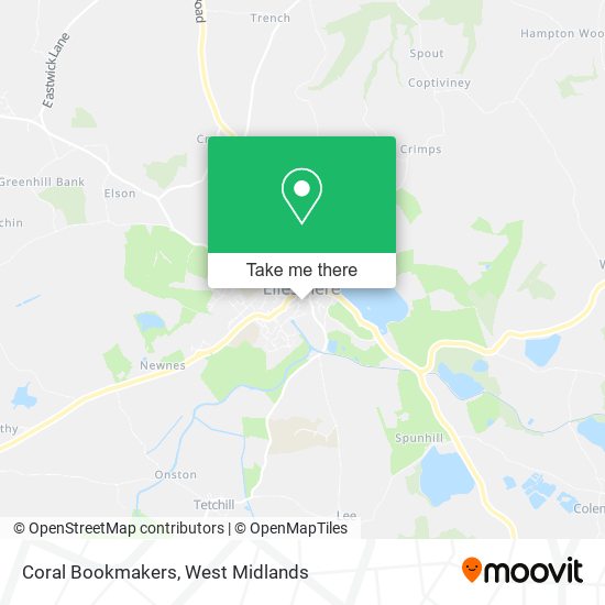 Coral Bookmakers map
