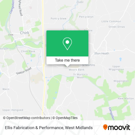 Ellis Fabrication & Performance map