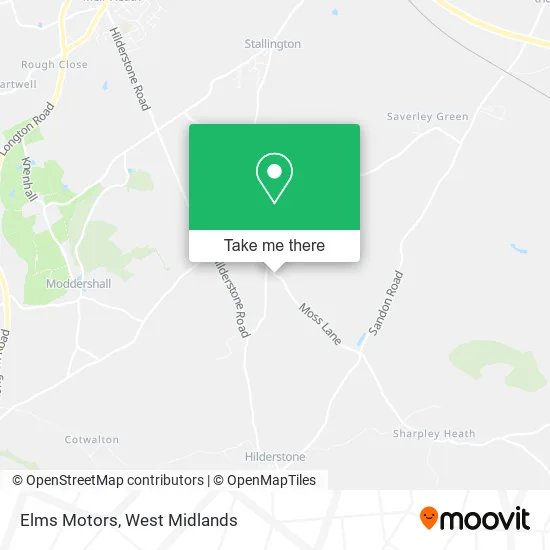 Elms Motors map