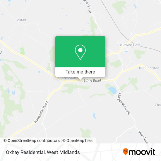 Oxhay Residential map