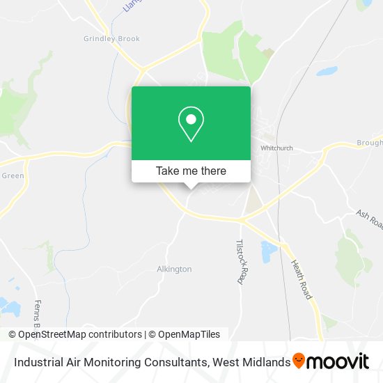 Industrial Air Monitoring Consultants map