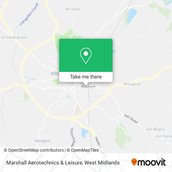 Marshall Aerotechnics & Leisure map