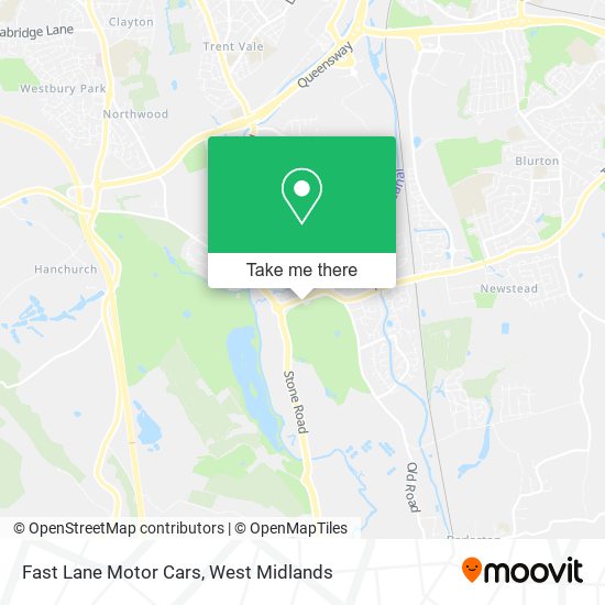Fast Lane Motor Cars map
