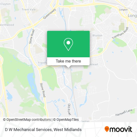 D W Mechanical Services map