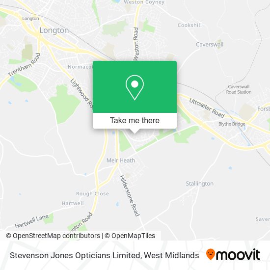 Stevenson Jones Opticians Limited map