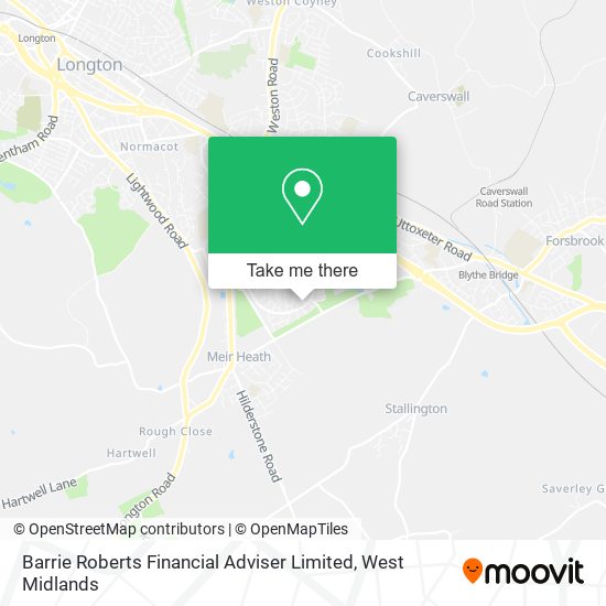 Barrie Roberts Financial Adviser Limited map