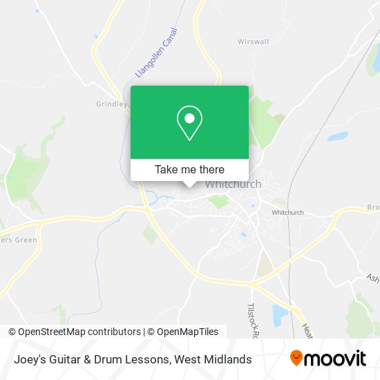 Joey's Guitar & Drum Lessons map
