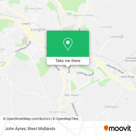 John Ayres map