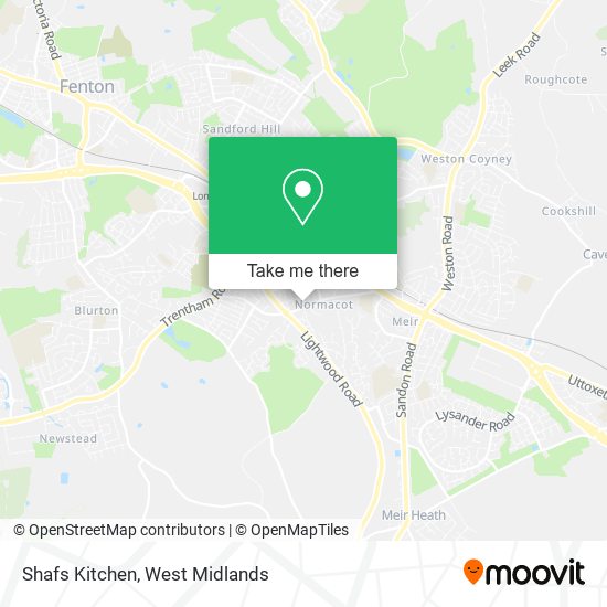 Shafs Kitchen map