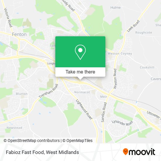 Fabioz Fast Food map