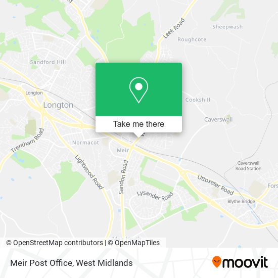 Meir Post Office map