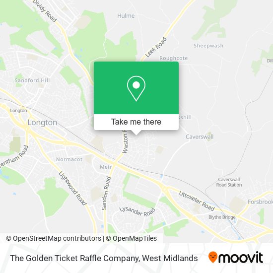 The Golden Ticket Raffle Company map