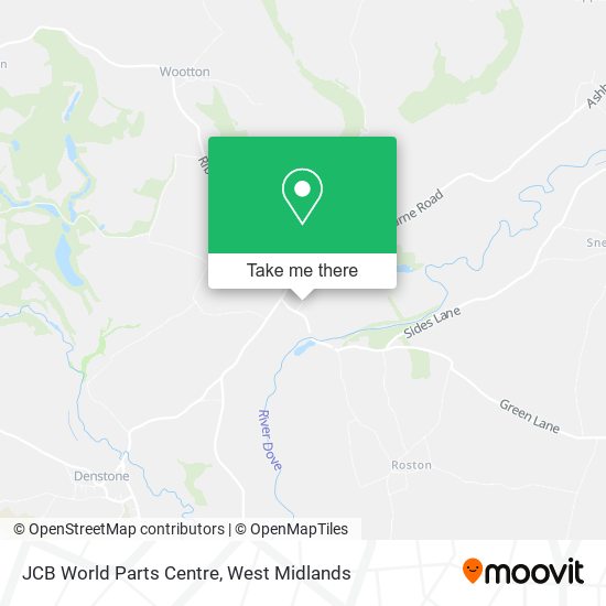 JCB World Parts Centre map