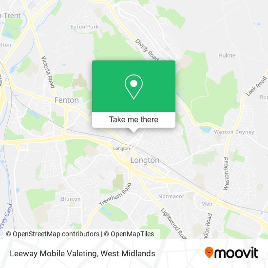 Leeway Mobile Valeting map