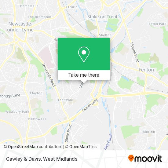 Cawley & Davis map