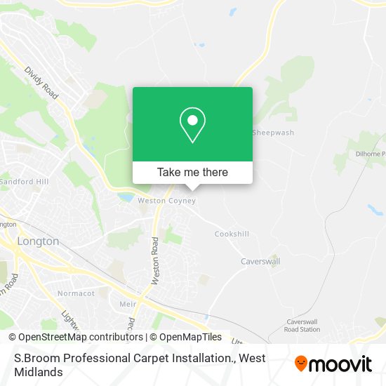 S.Broom Professional Carpet Installation. map