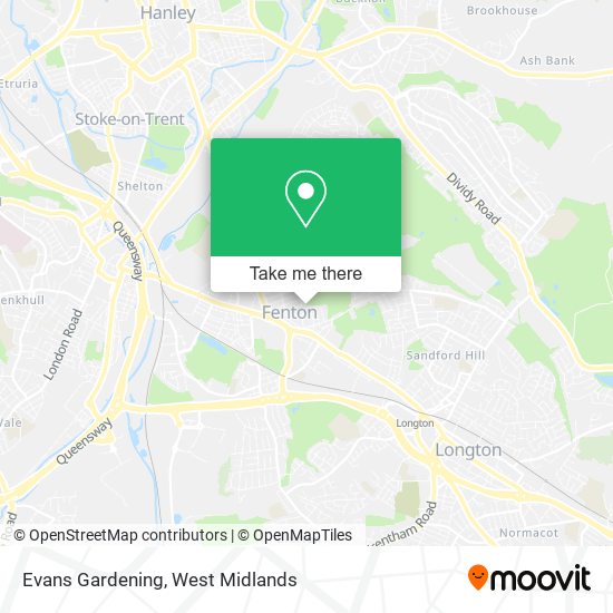 Evans Gardening map