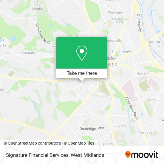 Signature Financial Services map
