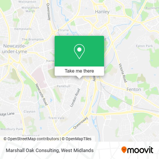 Marshall Oak Consulting map