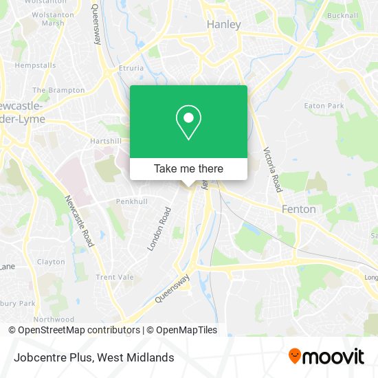 Jobcentre Plus map
