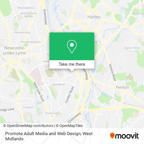 Promote Adult Media and Web Design map