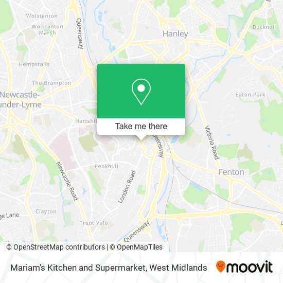 Mariam's Kitchen and Supermarket map