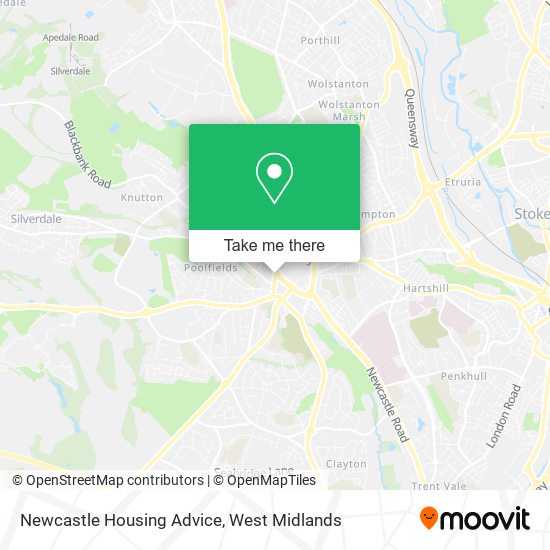 Newcastle Housing Advice map