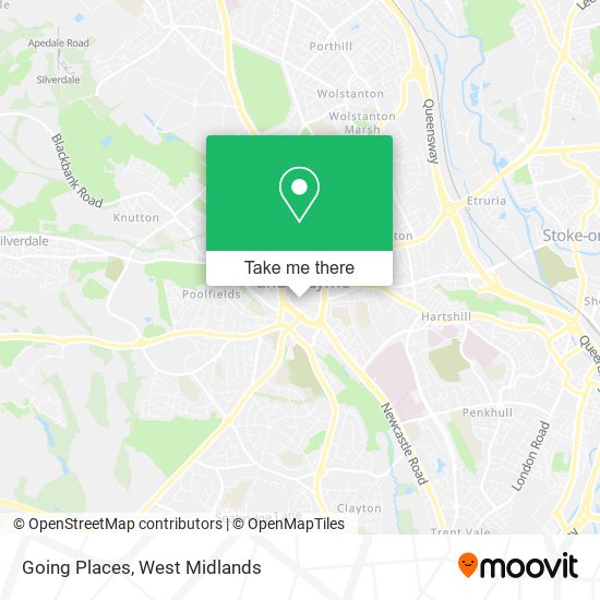 Going Places map