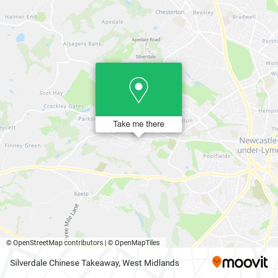 Silverdale Chinese Takeaway map
