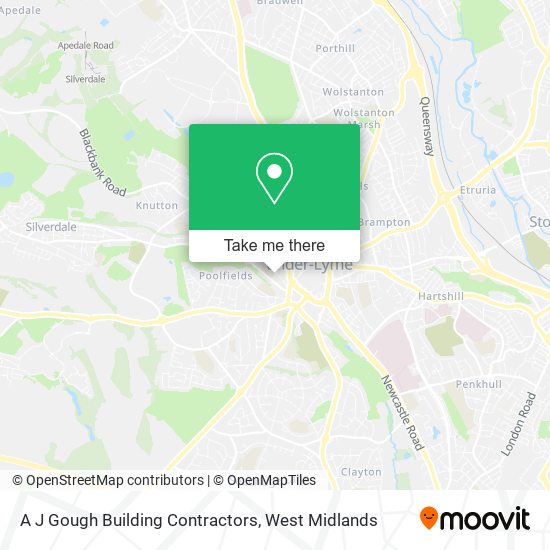 A J Gough Building Contractors map