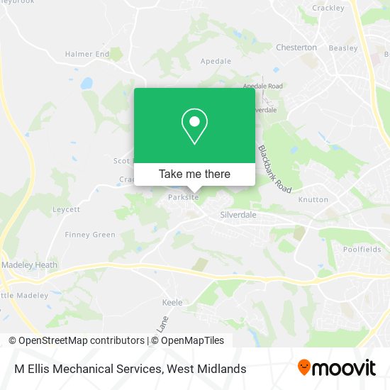 M Ellis Mechanical Services map