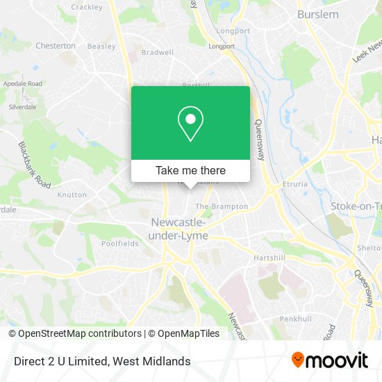 Direct 2 U Limited map