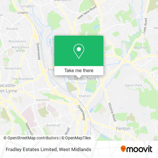 Fradley Estates Limited map