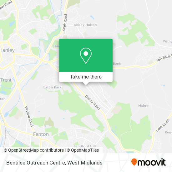 Bentilee Outreach Centre map