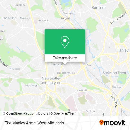 The Manley Arms map