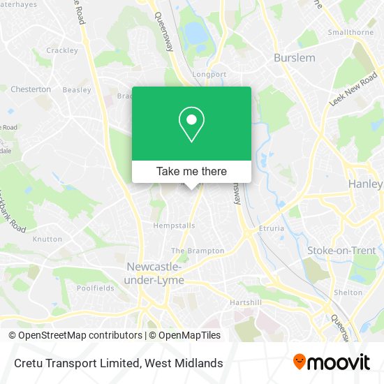 Cretu Transport Limited map