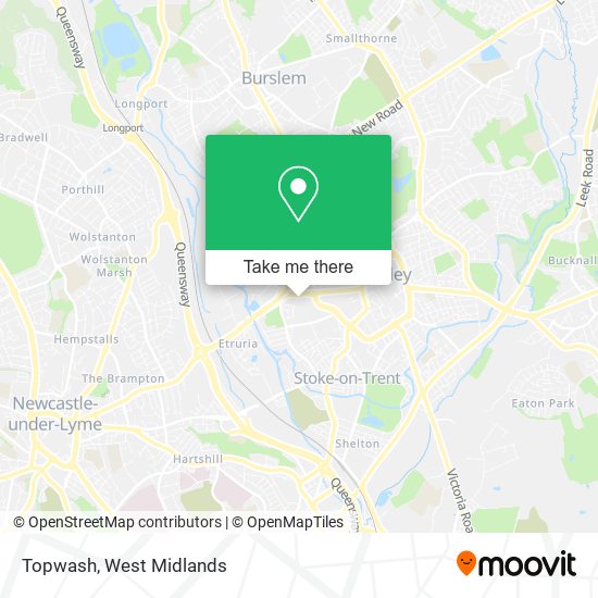 Topwash map